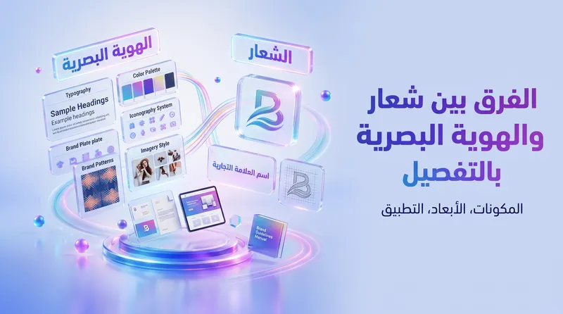 الفرق بين اللوجو والهوية البصرية.. وماذا يحتاج مشروعك فعلاً؟