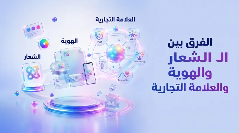 الشعار، الهوية البصرية، العلامة التجارية: ما الفرق ولماذا يهمك؟
